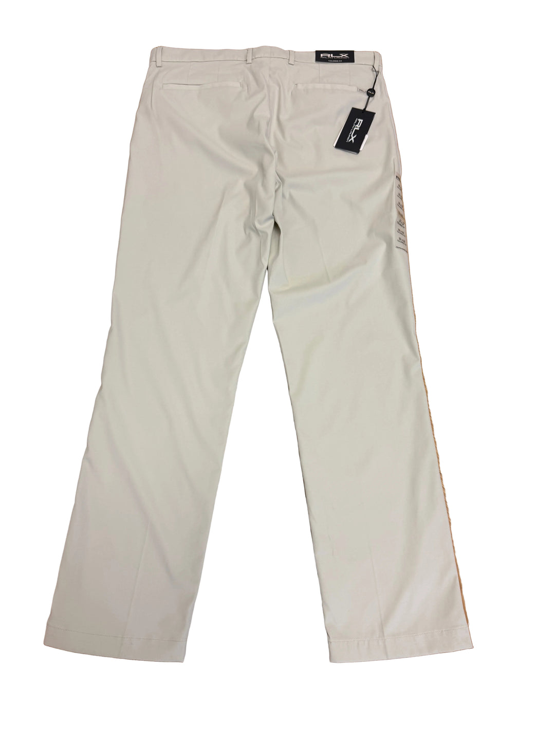 RLX Men's Tailored Fit Performance Pant - Basic Sand - 33x32 - Skorzie