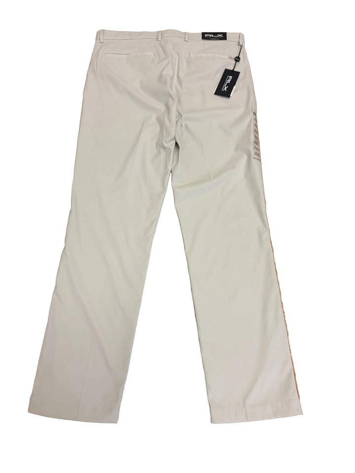 RLX Men's Tailored Fit Performance Pant - Basic Sand - 33x32 - Skorzie