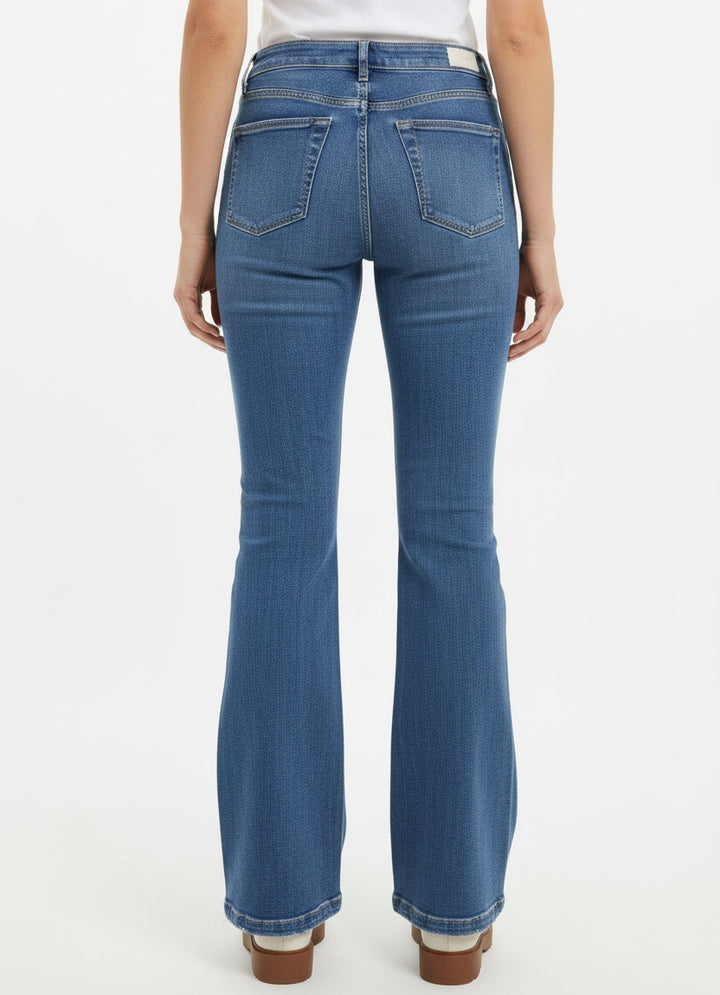 DL1961 Women's Jeans Bridget Bootcut High Rise 33" Blue Denim