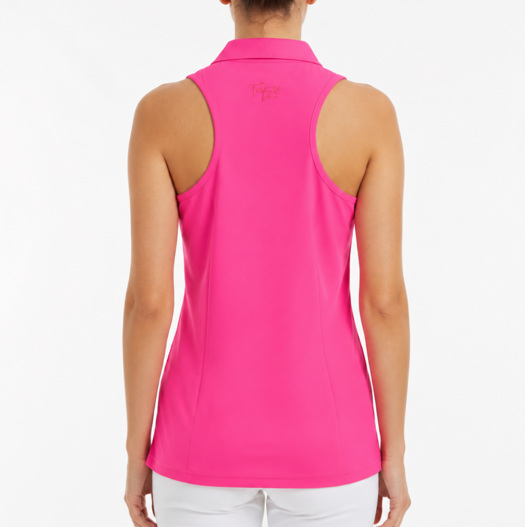 Tzu Tzu Women's Golf Polo S/L Tabitha Bombshell Size M