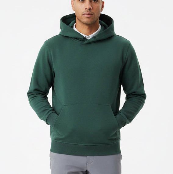 G/FORE Men's Golf Hoodie Cotton Blend Scuba Pine Size M
