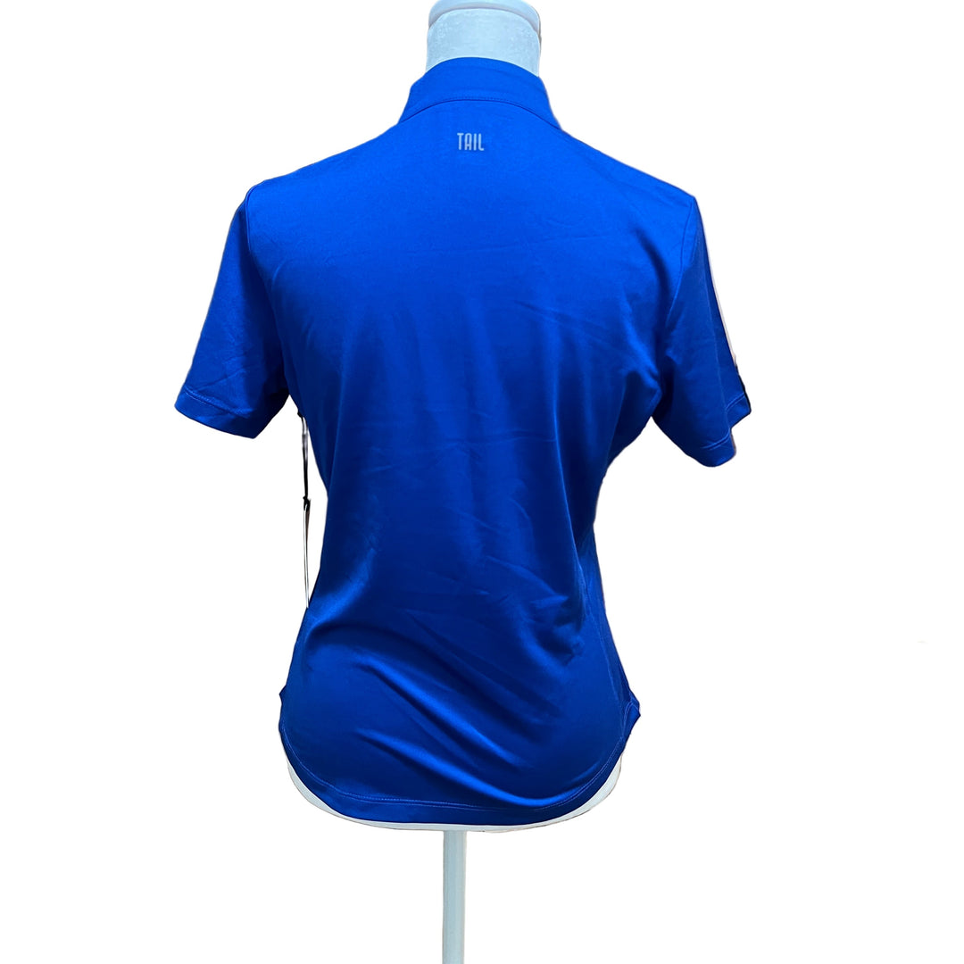 Tail Pacey Mock Neck Top - Capri Blue - X-Small - Skorzie