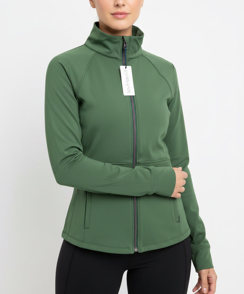 Ladies Only Women's Golf Jacket Fairway Olive Size XS