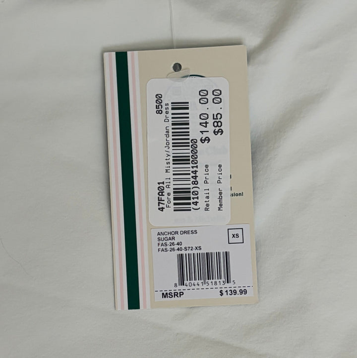 Fore All Women's Golf Dress Anchor Sugar Size XS