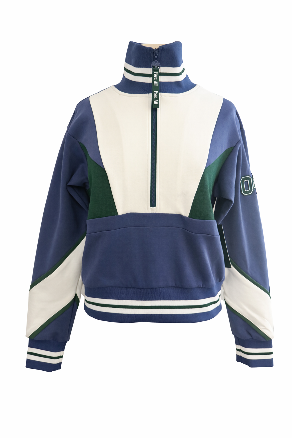 Fore All Vonn Half Zip - Indigo - Medium - Skorzie