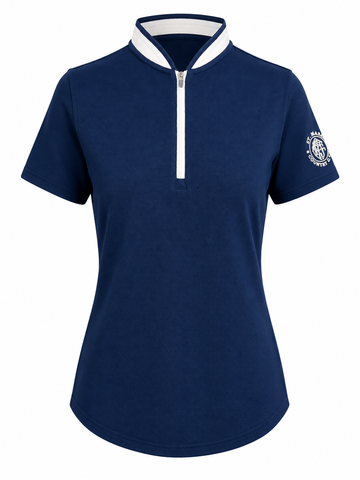 Belyn Key Emma Cap Sleeve Top (w/ logo) - Ink - Medium