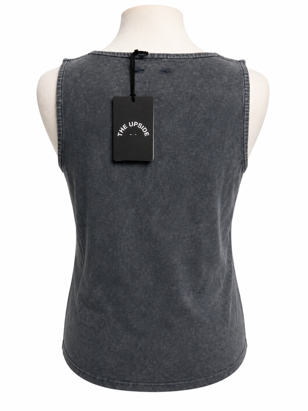 The Upside Soho Kapri Racerback Tank - Denim - Small - Skorzie