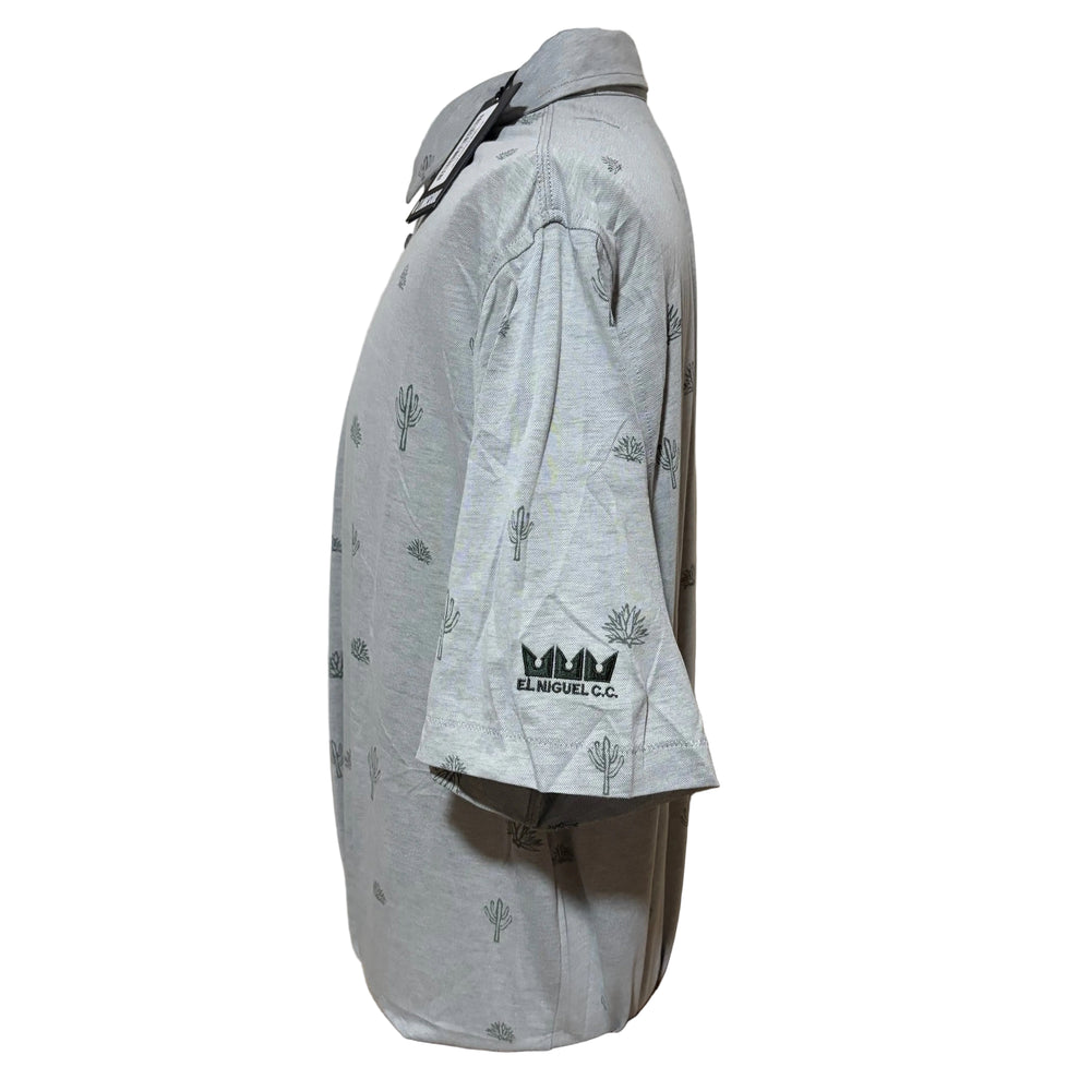 Linksoul Astoria Printed Polo (w/logo) - Light Anchor Oak - XX-Large - Skorzie