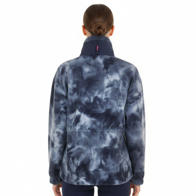 G/FORE Women's Jacket Full-Zip Fleece Twilight Tie Dye Size S