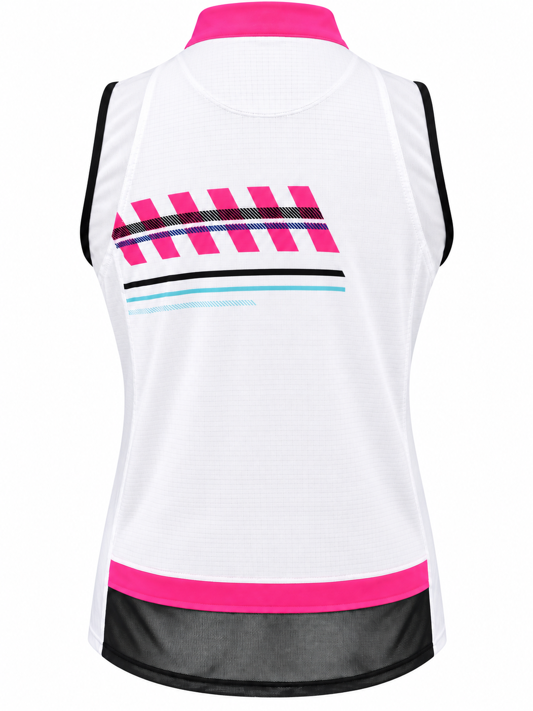 Lucky In Love Women's Hit the Line Tank - White/Pink