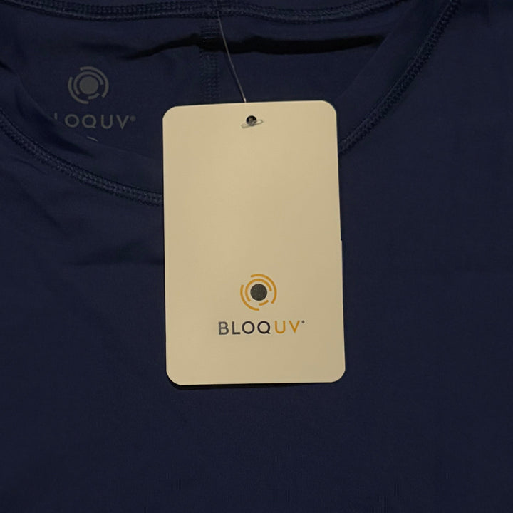 BloqUV Women's Relaxed Sun Shirt L/S Navy Size S