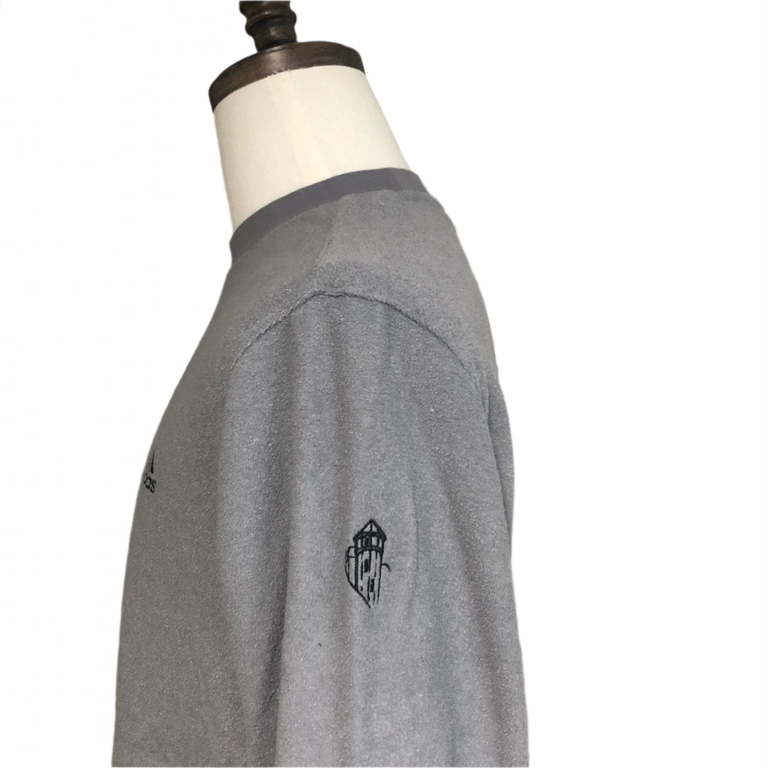 Adidas Core Crew (w/ logo) - Grey - Medium - Skorzie