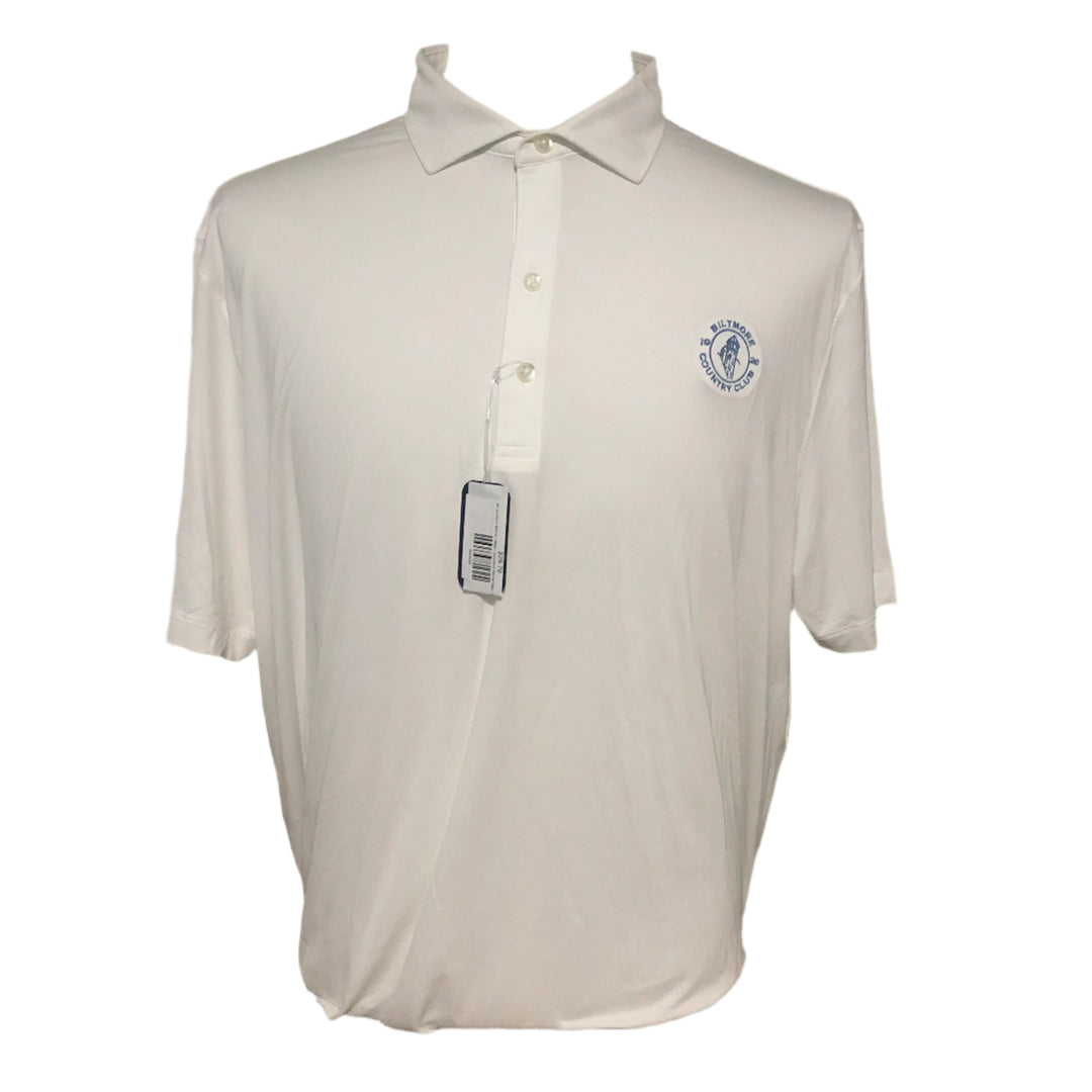 Johnnie-O Polo (w/ logo) - White - X-Large - Skorzie