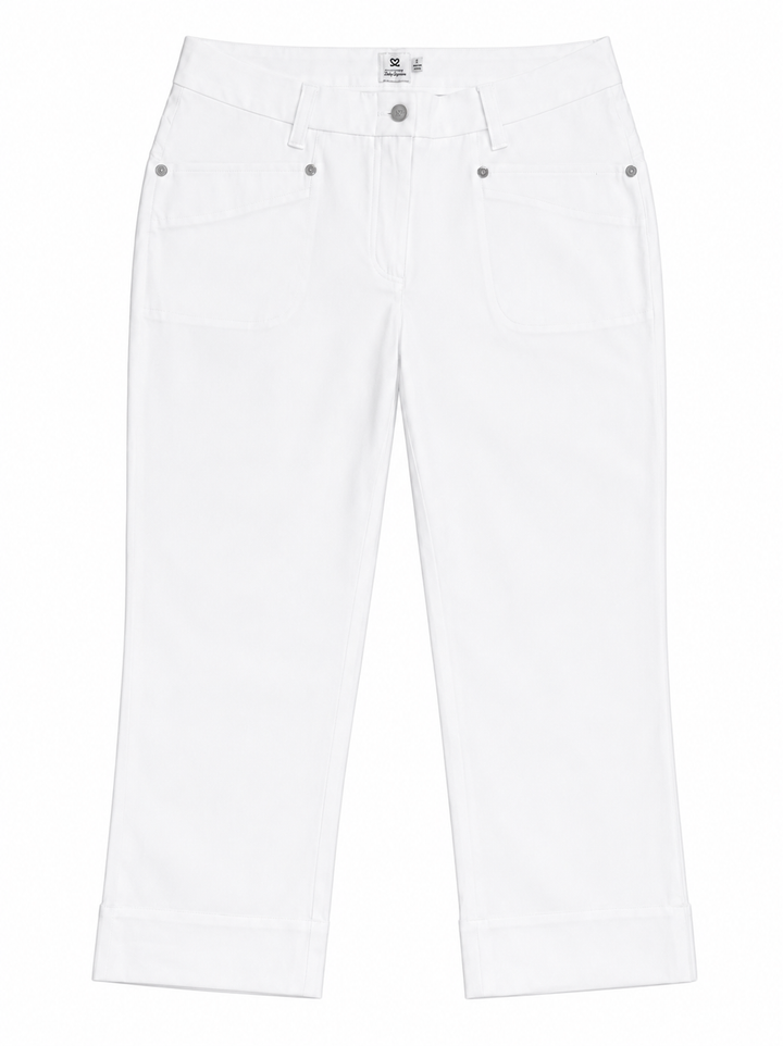 Daily Sports Lyric Capri Pant - White