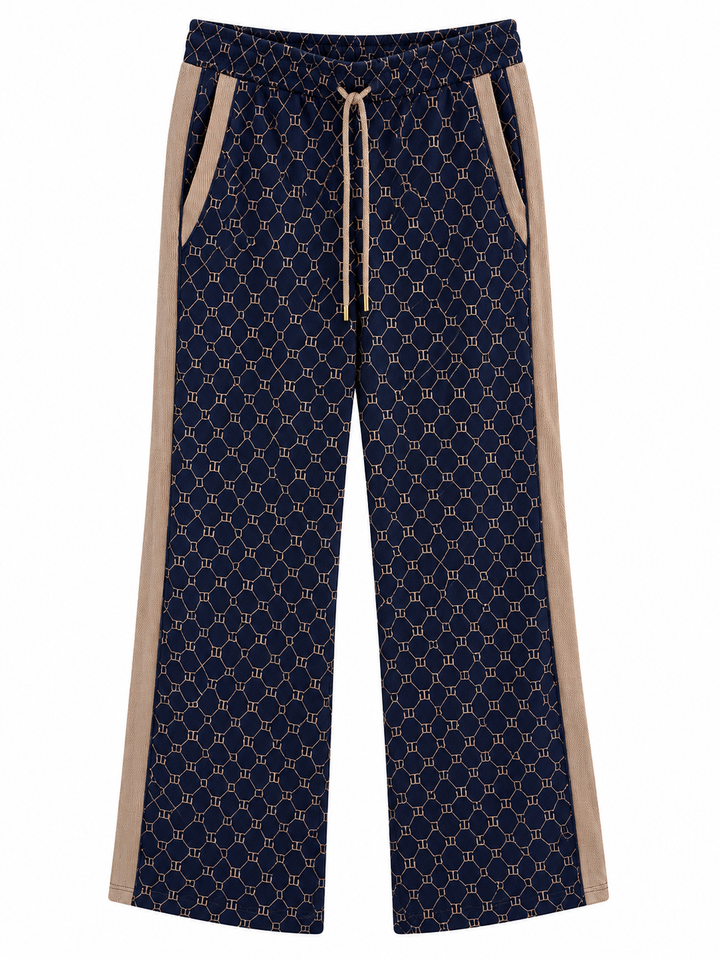 The Upside Ezra Nova Flare Wide Leg Pant - Navy - Medium - Skorzie