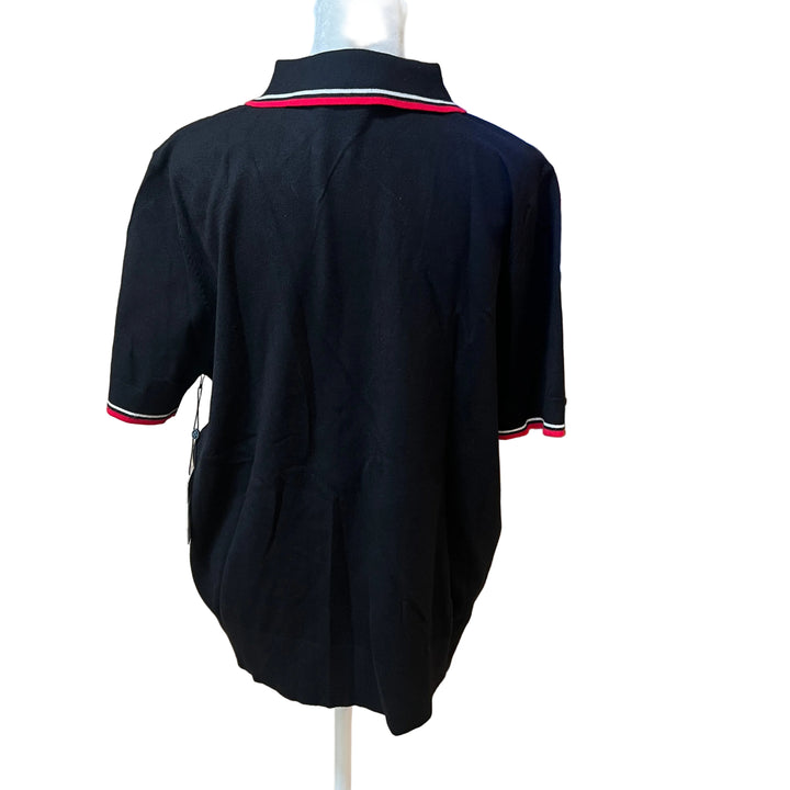 Belyn Key Niecie Sweater (w/ logo) - Onyx/Chalk/Scarlet - X-Large - Skorzie