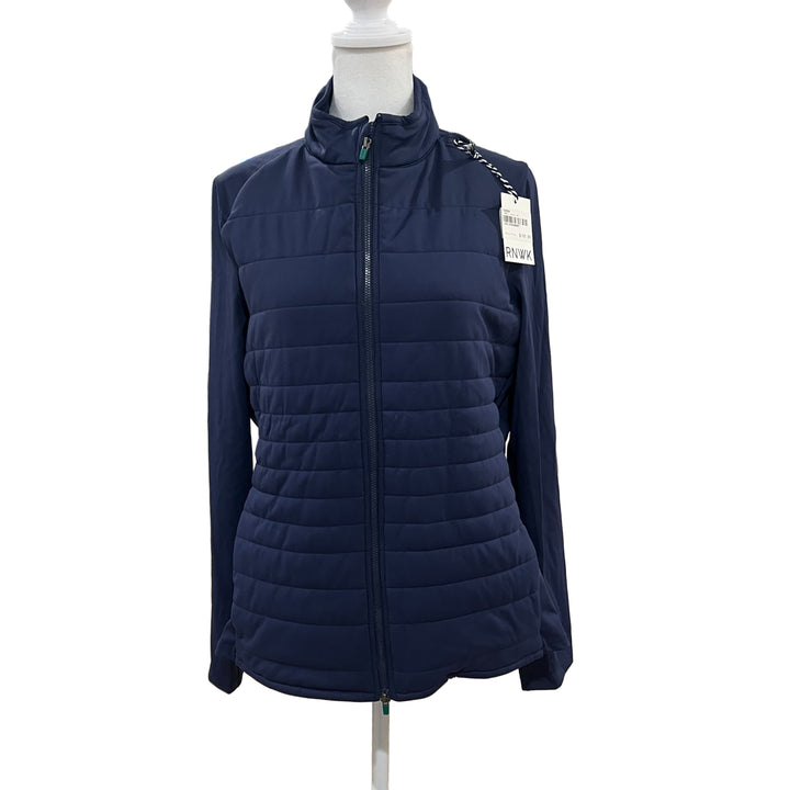 RNWK Full Zip Quilted Jacket - Navy - Large