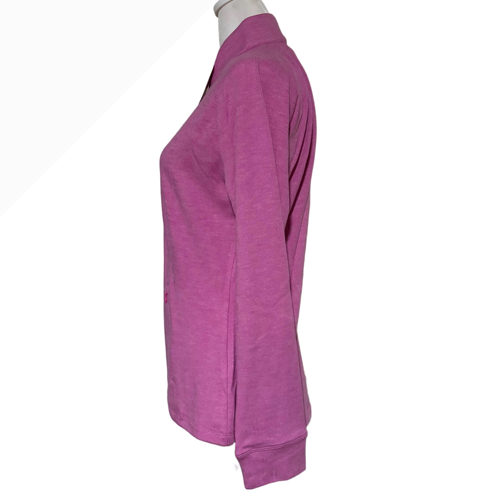 Greg Norman Golf Life Full-Zip Jacket - Fuchsia Heather - Medium - Skorzie