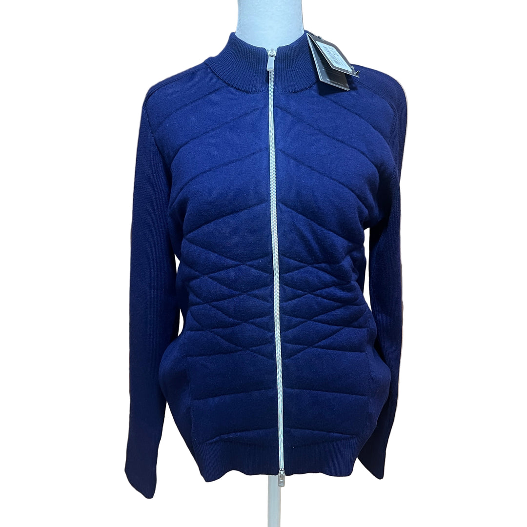 KJUS Women's Trinity Sweater - Atlanta Blue - Skorzie