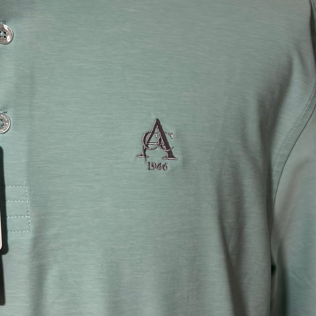 Straight Down Miramar Polo (w/logo) - Green Stone