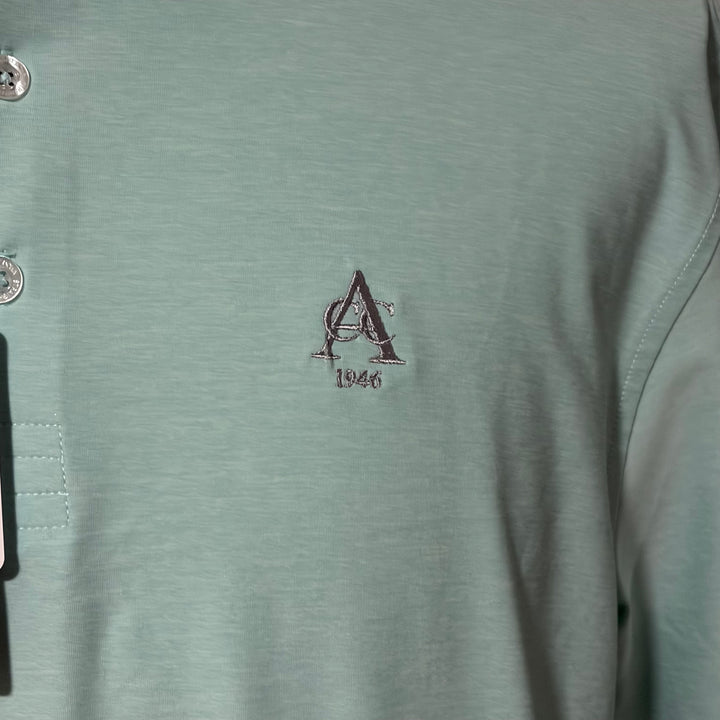 Straight Down Miramar Polo (w/logo) - Green Stone