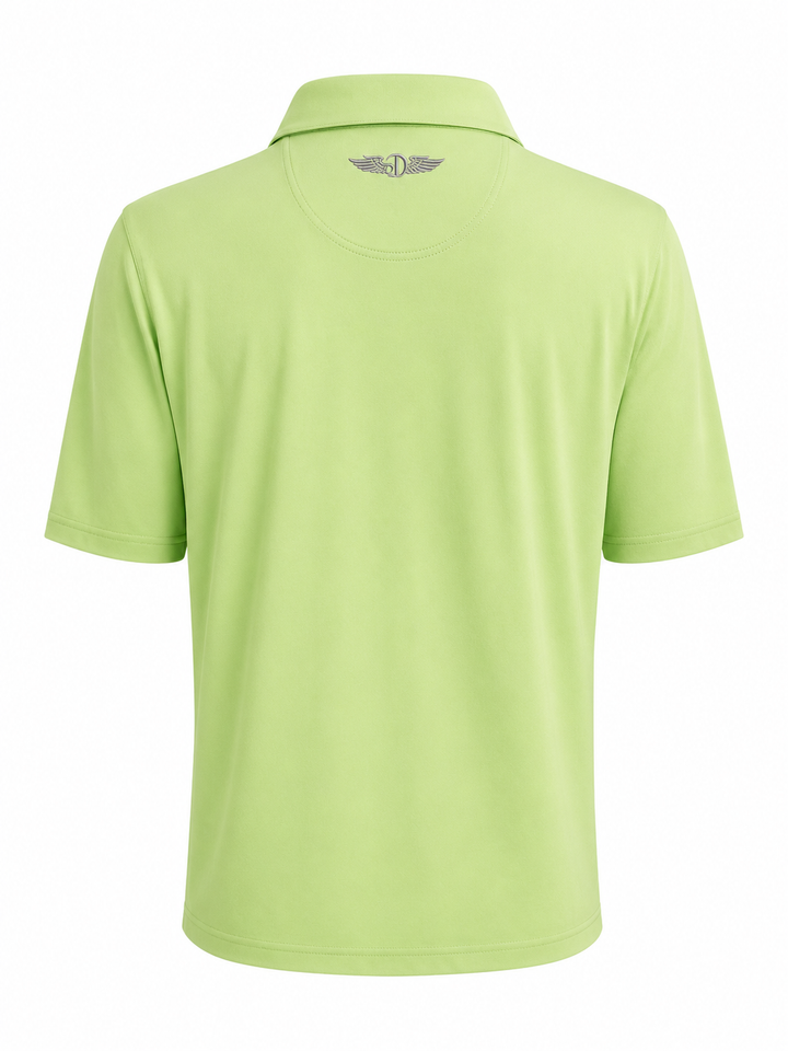Straight Down Sullivan Polo (w/ logo) - Green - XL