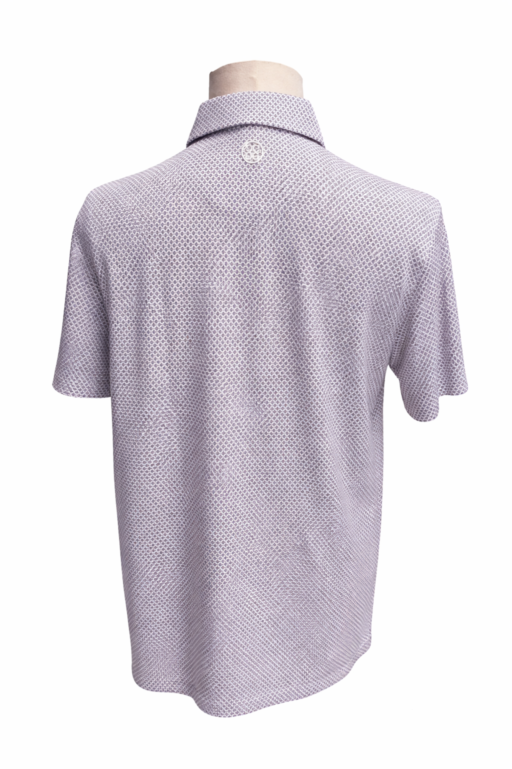 G/FORE Men's Circle G's Print Tech Jersey Polo - Blush - Medium - Skorzie