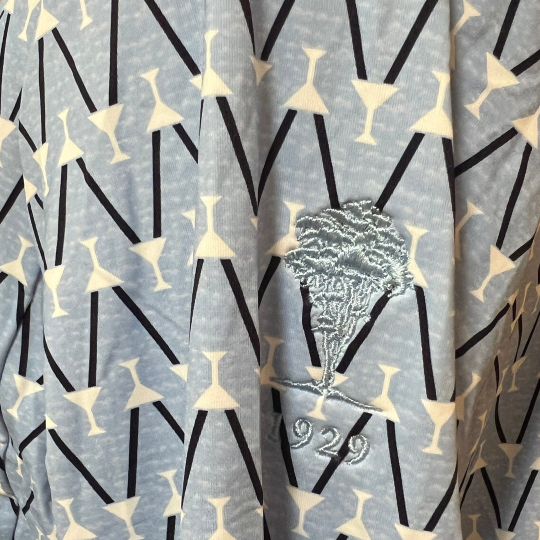 Golftini Long Sleeve Cool Girl Polo (w/logo) - Nauti & Nice - Large - Skorzie