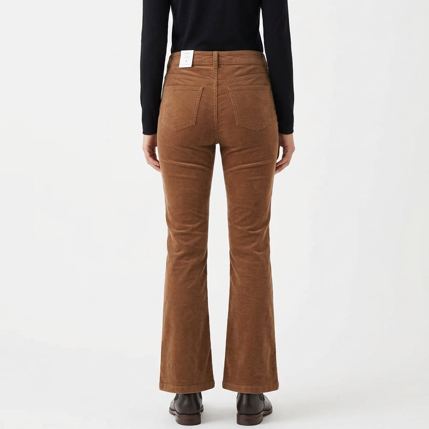 J. McLaughlin Women's Jeans Lenni Velvet (29") Camel - Skorzie