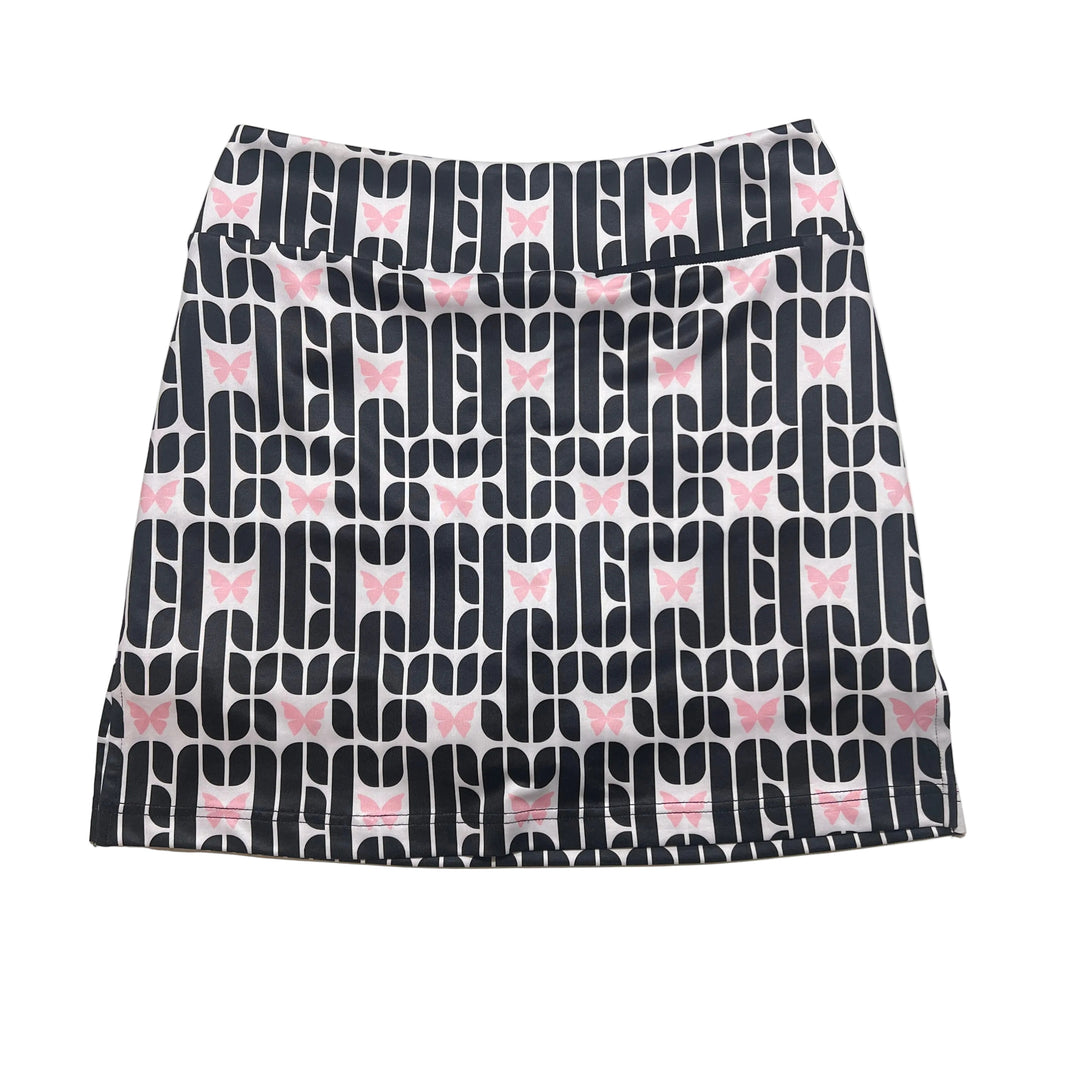 Golftini Sisterhood Skort (17.5") - Black/Pink - Small