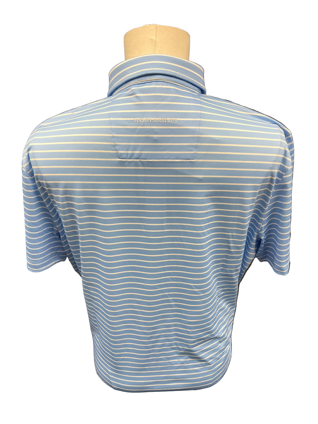 Jaxson Maximus - West Palm Polo - Light Blue w/ White Stripes - Skorzie