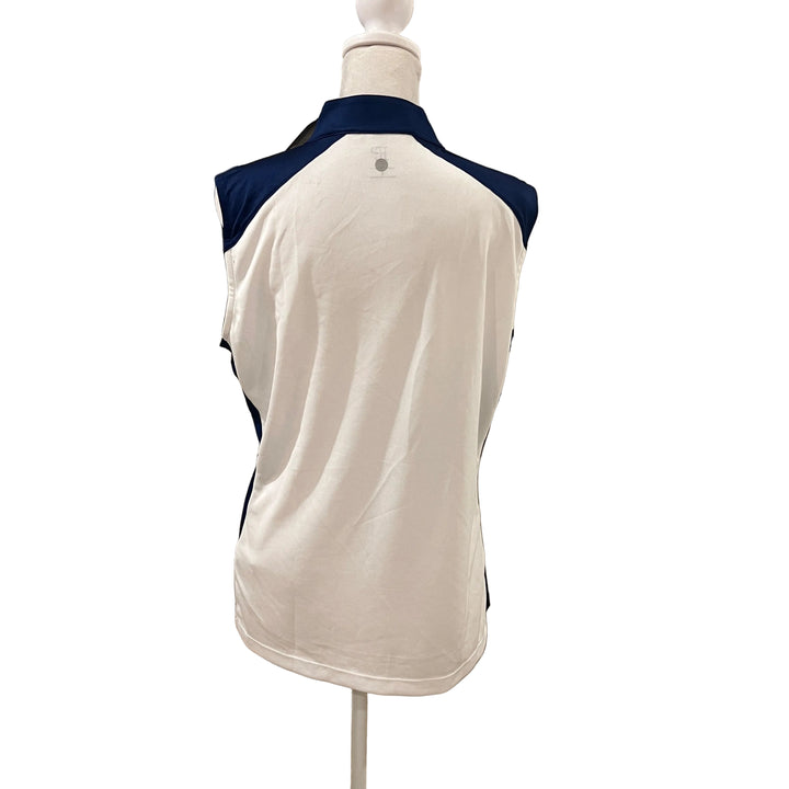 EP NY S/L Paisley Contrast Polo (w/ logo) - White Multi - Skorzie