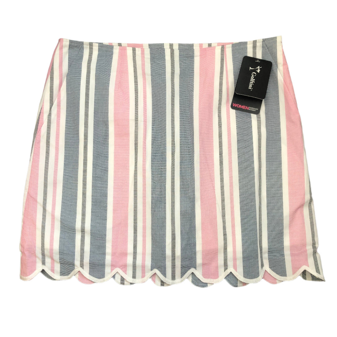 Golftini 17.5" Vintage Vibes Skort - Pastel Stripe - Size 4 - Skorzie