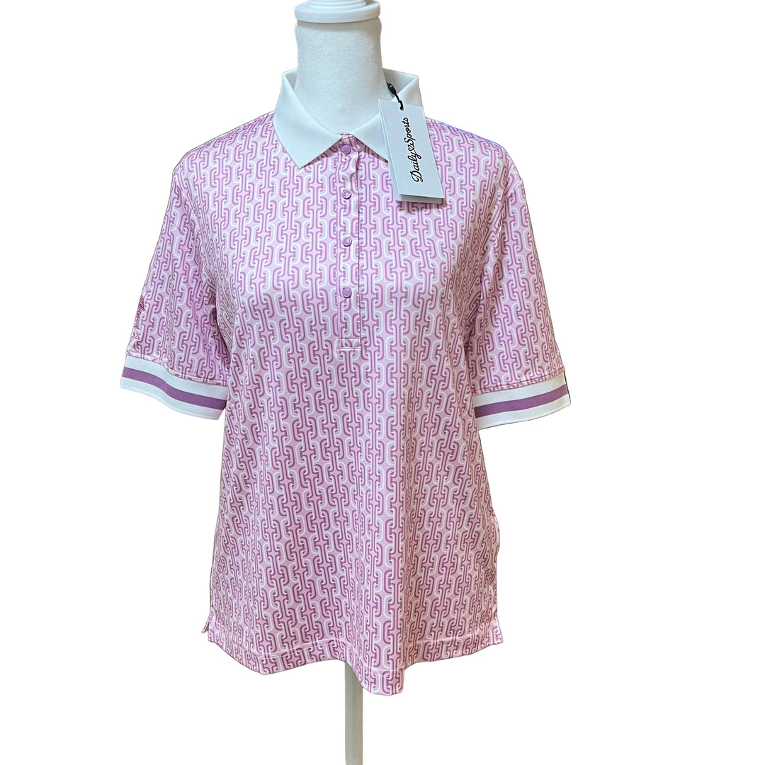 Daily Sports Half Sleeve Polo - Delusion Pink - Skorzie