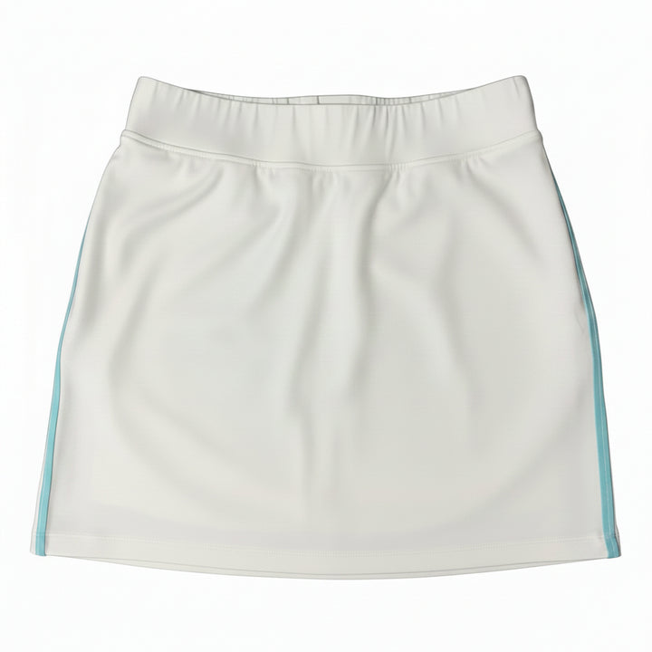 MDC Jersey Golf Skort 18" - White/Sea - Skorzie