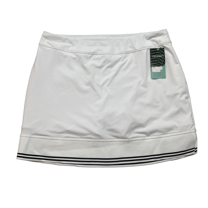 inPhorm Lilian Golf Skort 15" - White/Black - Large