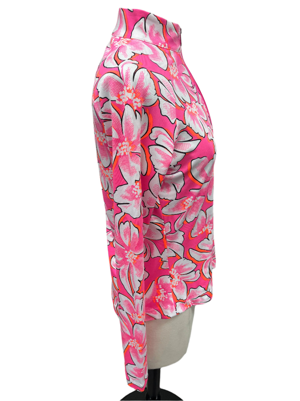 Tail Long Sleeve Mock Neck - Floral - Skorzie