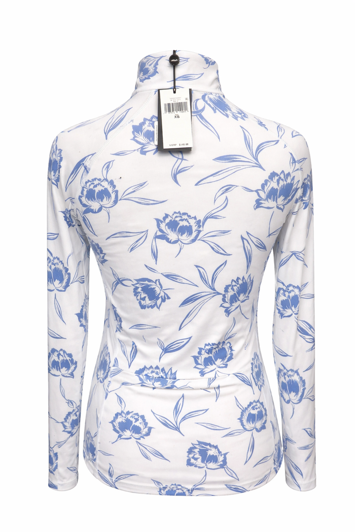 RLX Ralph Lauren Blue Floral Performance Quarter Zip - XS - Skorzie