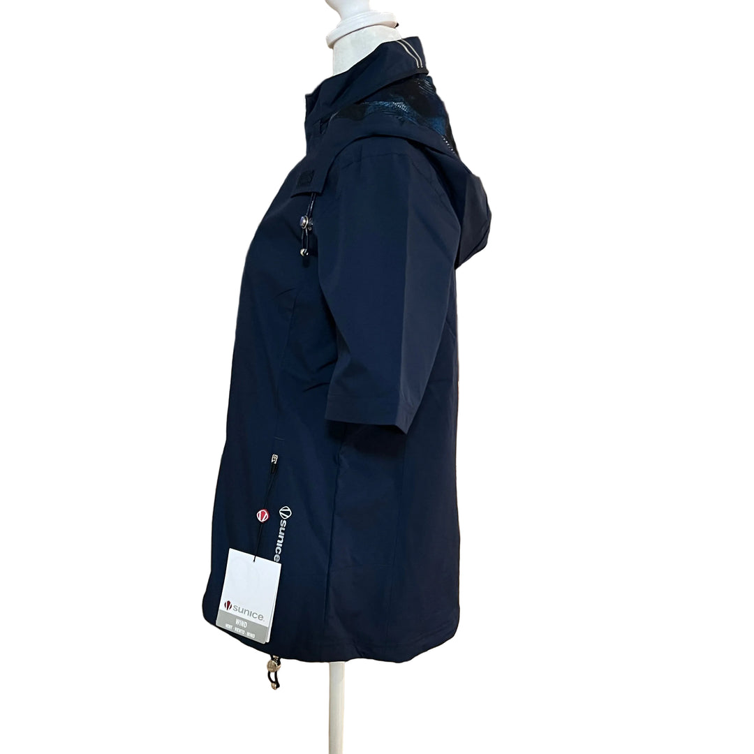Sunice Aliyyah Softshell Hybrid Wind Jacket - Navy - Medium