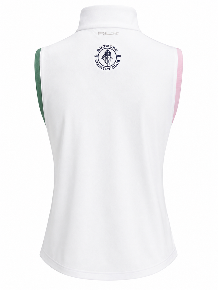RLX Ralph Lauren Sleeveless Air Tech Polo (w/ logo) - White