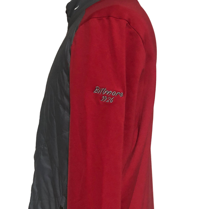 KJUS Retention Jacket (w/ logo) - Grey/Red - Medium - Skorzie