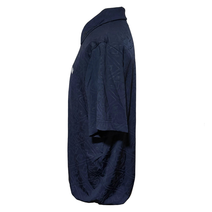 J.Lindeberg Bison Regular Fit Jacquard Polo (w/logo) - JL Navy - X-Large - Skorzie