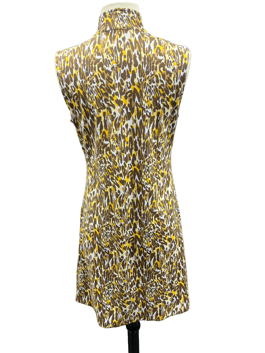 IBKUL Leopard Print Mock Dress - Small - Skorzie
