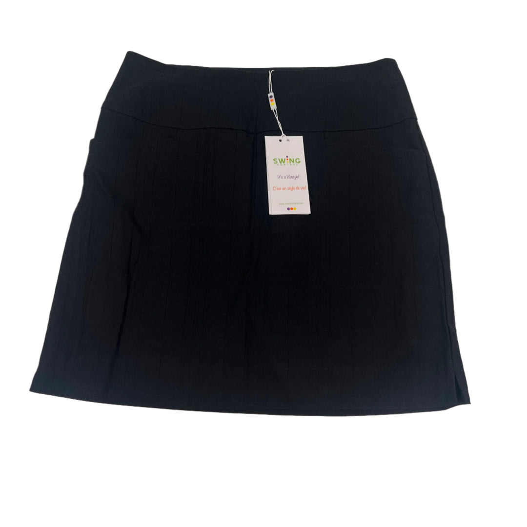 Swing Control Jacquard Skort (18") - Black - 6 - Skorzie