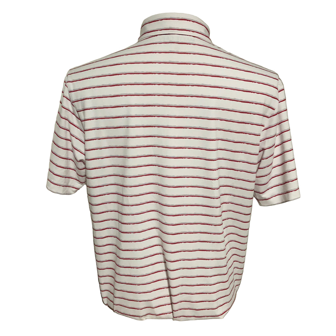 Haus of Grey Road Trip Polo (w/ logo) - Salt/Liberty Red - Medium (FINAL SALE ITEM) - Skorzie