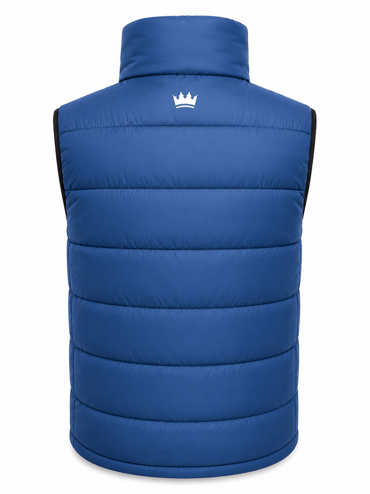 Kastel Denmark Reversible Full Zip Vest - French Tulip/Sailor Blue - Skorzie