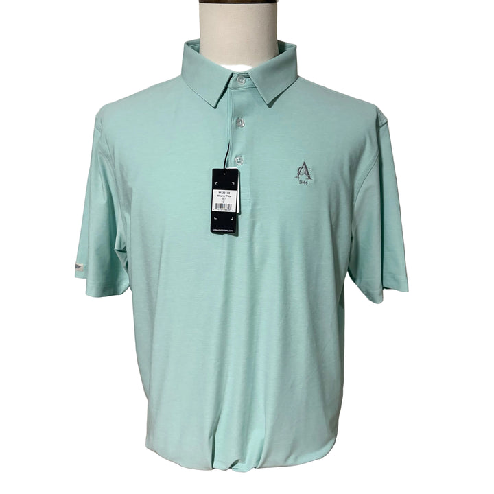 Straight Down Miramar Polo (w/logo) - Green Stone