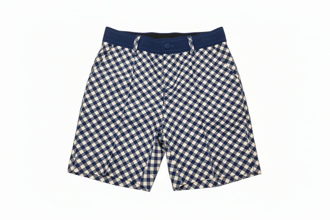 Belyn Key Sport Short - McCartney Plaid - Navy - Skorzie