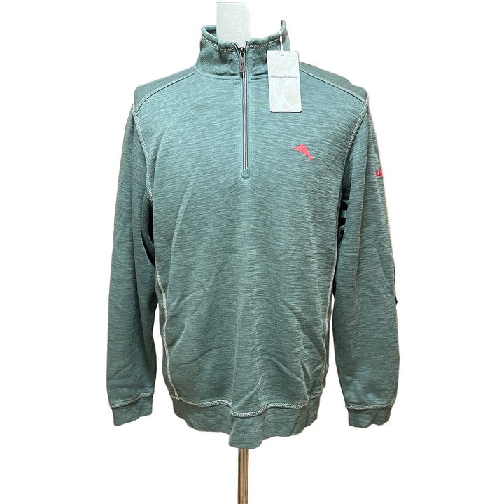 Tommy Bahama Tobago Bay 1/2 Zip (w/ logo) - Trout - Medium - Skorzie