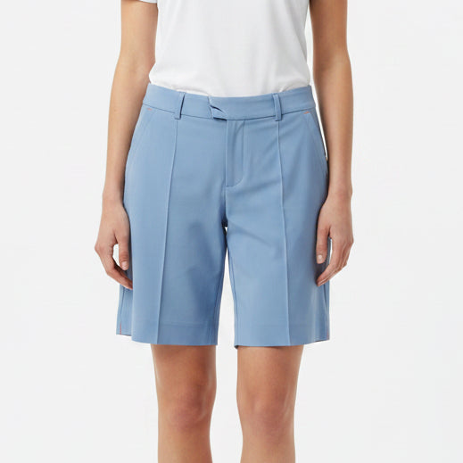 KJUS Women's Golf Shorts 10" Ava Dusty Blue Size L